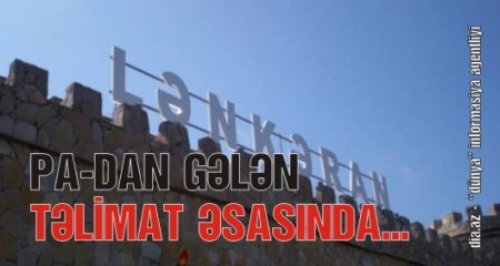 LƏNKƏRANDA İCRA BAŞÇISI SÜNİ ÜSYAN HAZIRLAYIR