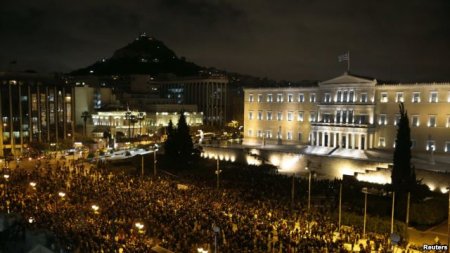 Yunanıstanda Syriza əleyhinə ilk aksiya keçirildi