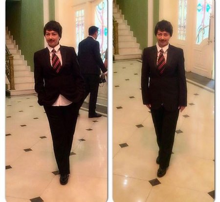 Azərbaycanlı aktrisa kişi obrazında