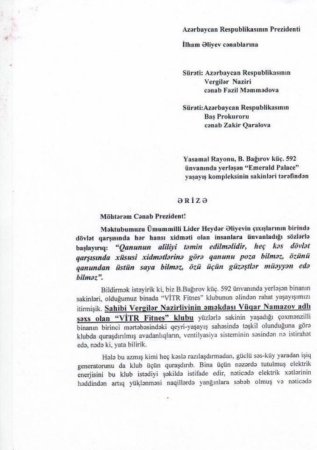 "Altes Group" Vüqar Namazov haqqında açıqlama verdi