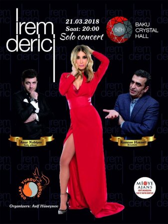 İrem Derici “Baku Crystal Hall”da konsert verəcək