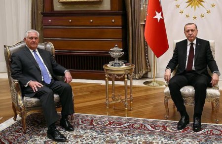  Tillerson-Ərdoğan görüşü məhsuldar olub