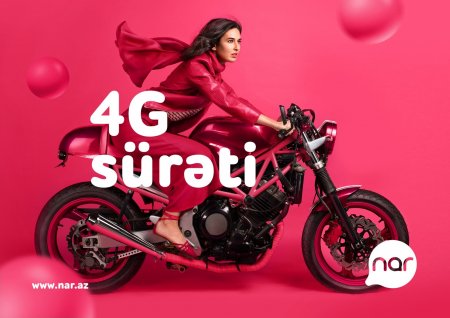 “Nar” 4G istifadəçilərinin sayı 1 il ərzində 2 dəfədən çox artıb