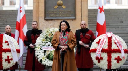 Gürcüstan sovet işğalı gününü ?qara bayram’ kimi qeyd edib