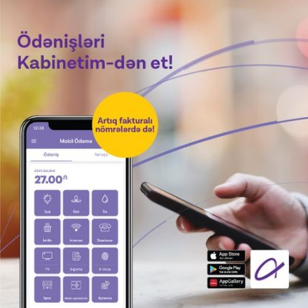 "Azercell" mobil ödəmə xidmətini fakturalı xətt abunəçiləri üçün aktivləşdirib