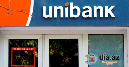 "UniBank" BƏDXASSƏLİ ŞİŞDİR...