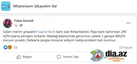 `Kapital Bank`ın BİRKART MÜƏMMASI...