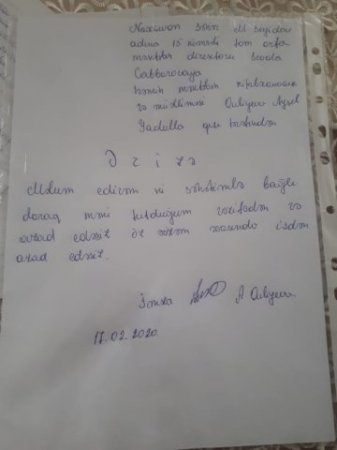 Naxçıvanda Mehriban Əliyevaya məktub yazmağın cəzası: 13 illik ailəni dağıtdılar