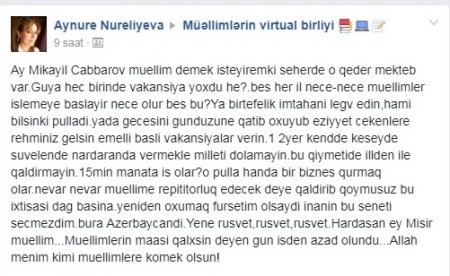 Mikayıl Cabbarova ağır ittihamlar: 