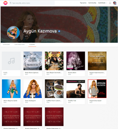 “Musixmatch” Aygün Kazımovanı tanıdı