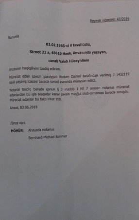 "Necə ola bilər ki, konsulluğun verdiyi etibarnaməni bank saxta sayır?"