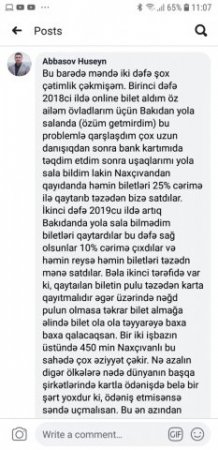 "Elə şərtlər qoyublar ki, adı var özü yoxdur kimi..."