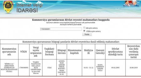 Deputatın nazirlə şərikli offşor şirkətinin Azərbaycanda da filialı varmış 