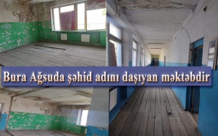 Şəhidin adını daşıyan məktəbdə `MÜHARİBƏ ŞƏRAİTİ`