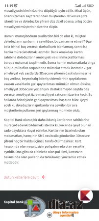 `Kapital Bank`ın vətəndaşa qarşı QULDURLUĞU
