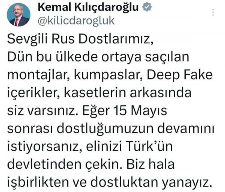 Əgər Qılıncdaroğlu düz danışırsa...