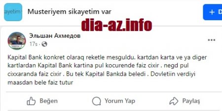 "Dövlətin verdiyi maaşdan belə faiz tuturlar..."