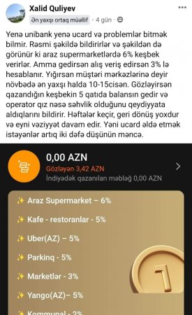 "“Ucard” əldə etmək istəyənlər, artıq iki dəfə düşünün..."