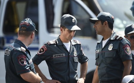 Ermənistan polisi beynəlxalq forumun keçirildiyi əraziyə əlavə qüvvə cəmləyib