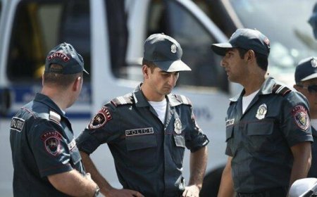 Ermənistanda polis bölməsinə hücum: 
