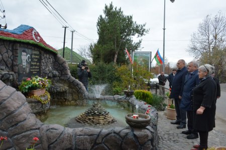 İcra başçısı Vətən müharibəsi şəhidi Qasımov Azər Yaqub oğlunun ailəsini ziyarət edib