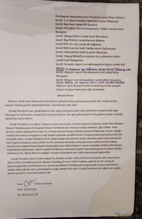 “Masazır Bələdiyyəsinin qarşısında özümü yandıracam ”