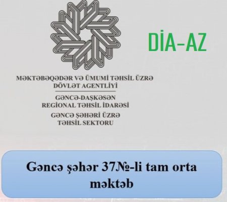Gəncədə 37 saylı məktəbdə 37-ci il AB-HAVASI...