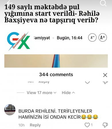 149 saylı məktəbdə pul yığılması təsdiqləndi...