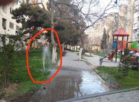 İçməli suya həsrət qalan Əhmədlidə İÇMƏLİ SU FONTAN VURUR...