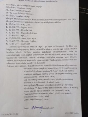 Biləsuvarda bələdiyyə sədri ilə müavinin iş birliyi