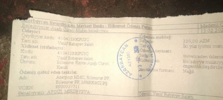 Keçmiş bələdiyyə sədri dövlətin torpaqlarını satıb? Keçmiş bələdiyyə sədri dövlətin torpaqlarını satıb?