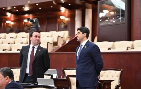 Gənc deputatlar Milli Məclisi PODİUMLA qarışdırıb POZ VERİRLƏR...