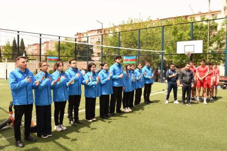 Paytaxtın abad məhəllələrində voleybol yarışları başa çatıb