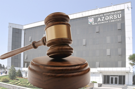 Məhkəmə “Azərsu”nun şadlıq sarayına yazdığı əsassız borcu sildi