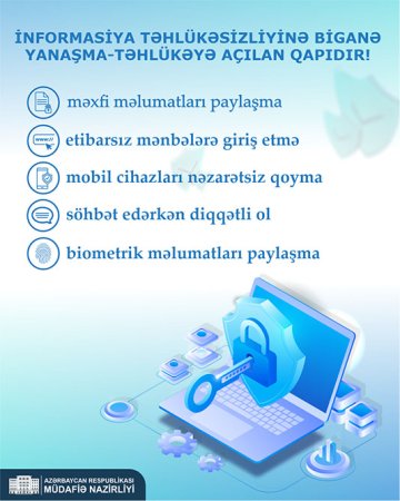 Azərbaycan Ordusunda kibertəhlükəsizliyə və dövlət sirrinin mühafizəsinə dair tədbirlər keçirilir Azərbaycan Ordusunda kibertəhlükəsizliyə və dövlət sirrinin mühafizəsinə dair tədbirlər keçirilir